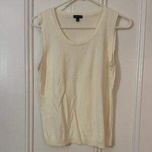 Talbots Cream Sweater Camisole